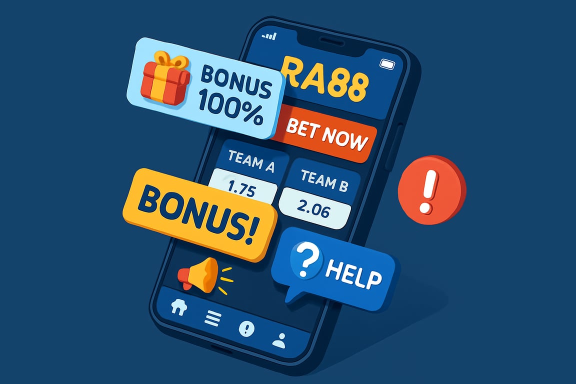 RA88 Mobile Betting Guide: Troubleshooting Tips & Bonus Maximization in 2025